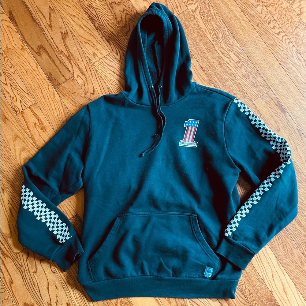 Harley-Davidson 1 Authentic Vintage Hoodie Sweatshirt